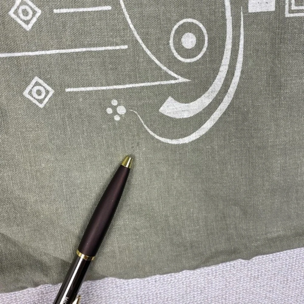 Raven + Lily Sham‎ SET 2 Pillowcases Sage Green Remnant Fabric Eco Friendly 18